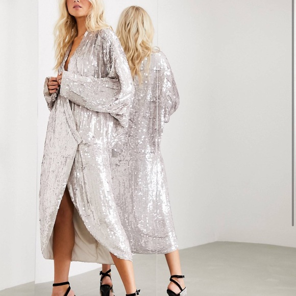 Oversized sequin dress - Picture 1 of 5